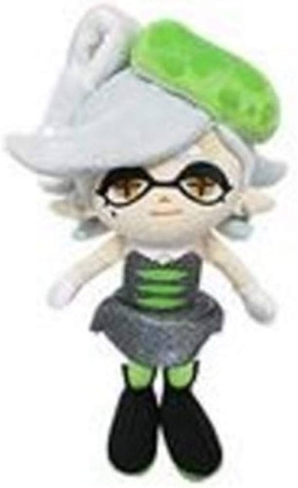 Little Buddy - 9" Marie Green Squid Sister Plush (C02)